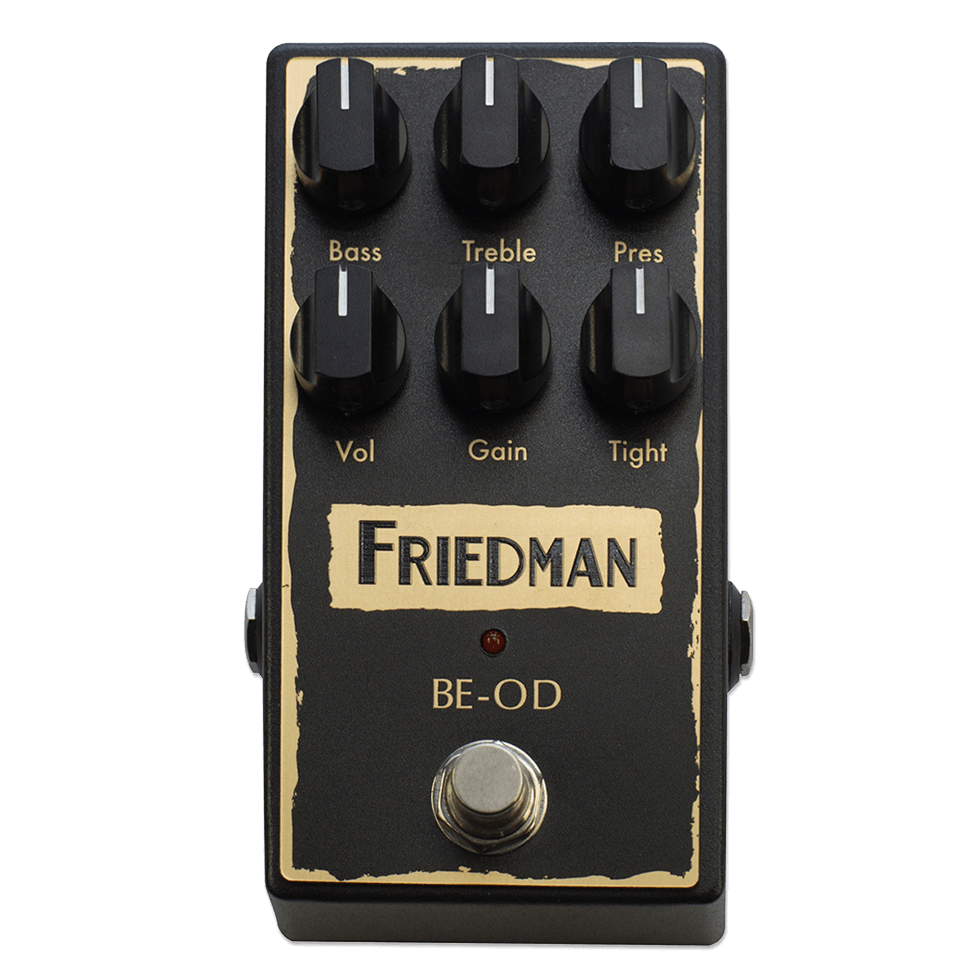 Friedman BE-OD オーバードライブ　ディストーション　ペダル　本体のみ　完動美品